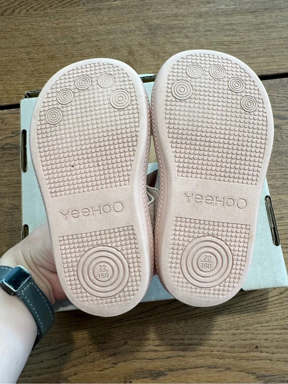 4 Pairs of Toddler Girl Shoes Bundle US 6 – Jan & Jul, Yeehoo & Babycare